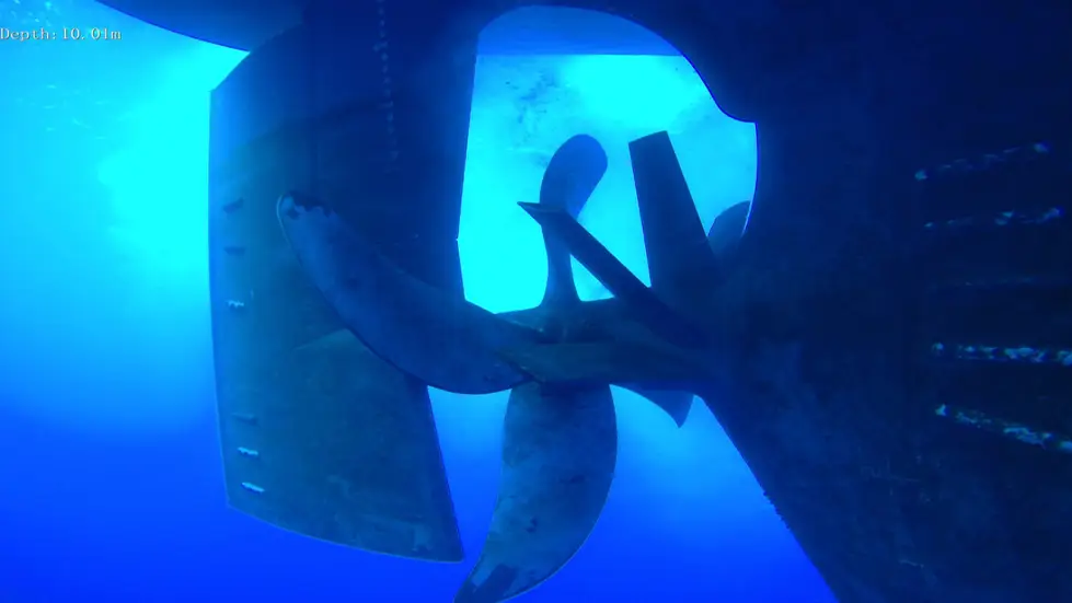 ROV Vancouver Island Propeller Inspection